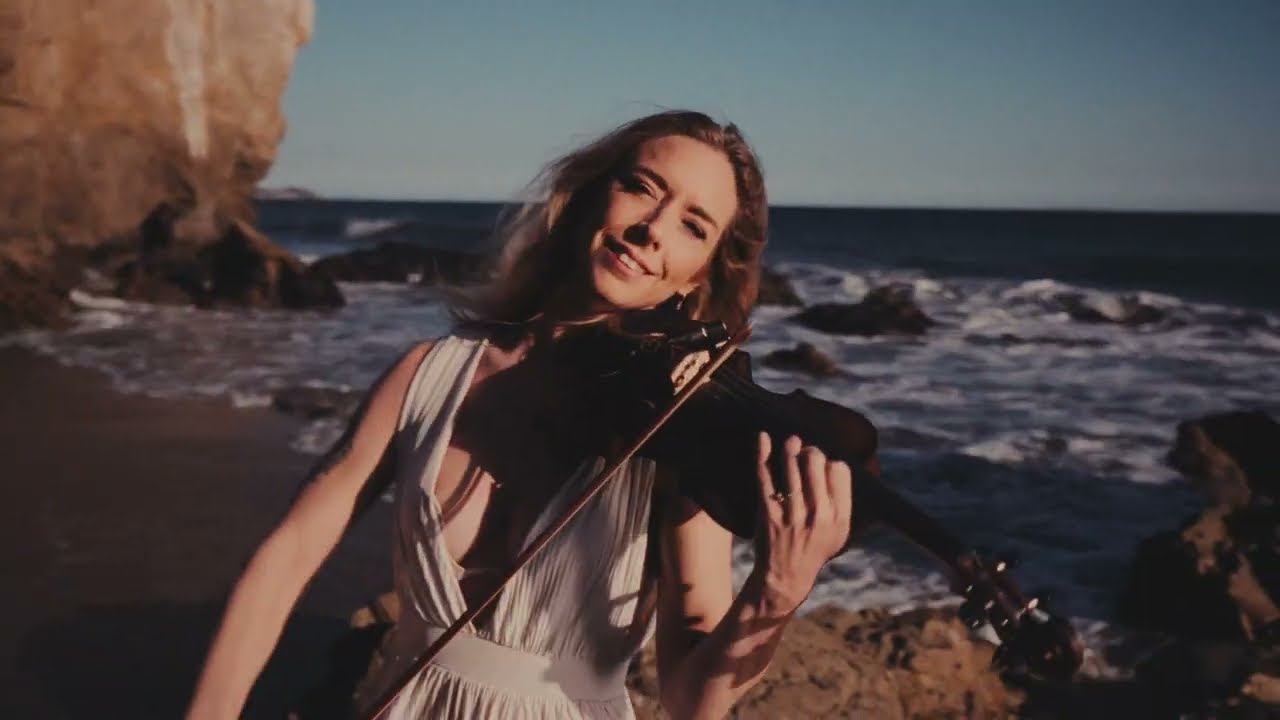 Elin Wolf performing a cinematic Lana Del Rey violin cover
